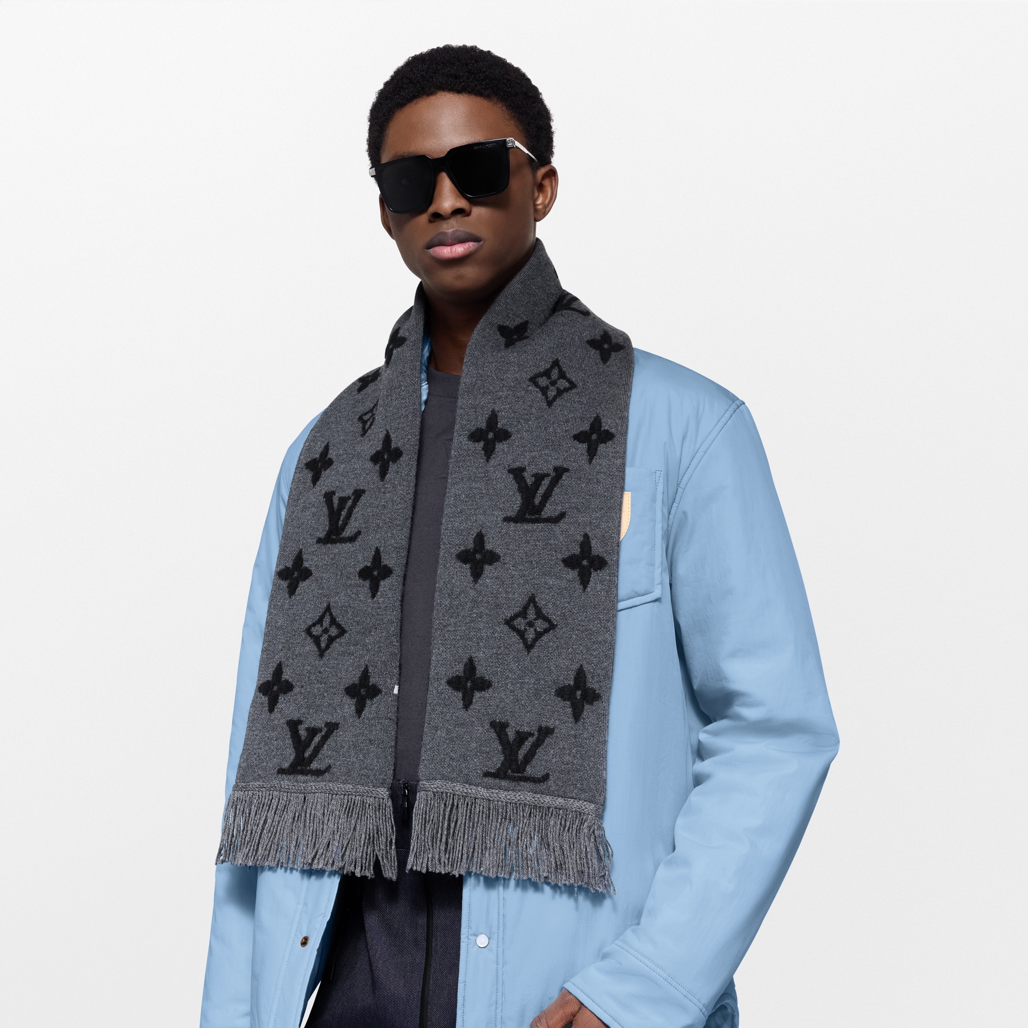 Graphic Flower Scarf . - For Men | LOUIS VUITTON